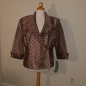 Gold Cocktail Jacket - NWT - Size 16